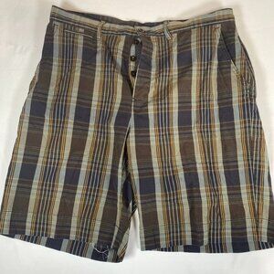Men's Polo by Ralph Lauren Plaid Cargo 36 Cotton Multicolor Shorts